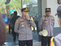 Siagakan puluhan personil, Kapolsek Cikarang Selatan Pimpin Pengamanan Aksi Unjuk Rasa