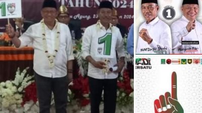 Raih Nomor Urut 1 Paslon JADI Menang Sejak Awal