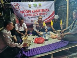 Sambangi Pos Kamling, Kapolsek Cikarang Pusat gelar Ngopi Kamtibmas bersama Masyarakat