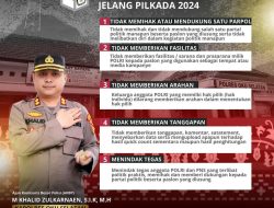 Jelang Pilkada 2024, Kapolres OKU Selatan Ingatkan Netralitas Personil Polri