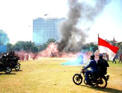 Polda Jateng Gelar Latihan Penanggulangan Konflik Sosial di Simpang Lima