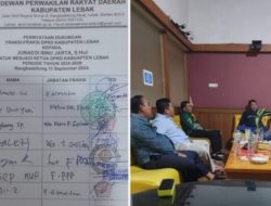 Sejumlah Fraksi Tolak Dokter Juwita Sebagai Ketua DPRD Lebak