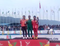 Jawa Timur Raih Emas di Nomor Sprint Distance Putri Triathlon PON XXI 2024