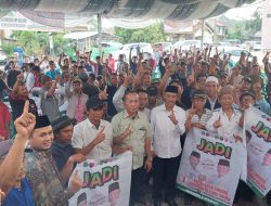 Satukan Visi 350 Anggota Tim Pemenangan JADI Kecamatan Mesuji Dikukuhkan