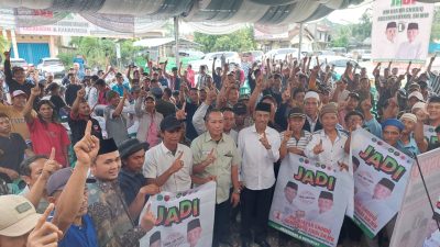 Satukan Visi 350 Anggota Tim Pemenangan JADI Kecamatan Mesuji Dikukuhkan