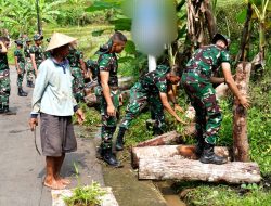 Taruna Akmil Tingkat II Praktik Binter di Kecamatan Tempuran