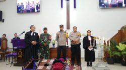 Jelang Natal, Kapolsek Cikarang Barat Laksanakan pengamanan Kegiatan Kebaktian