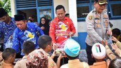 Uji Coba Makan Bergizi Gratis di SDN Sunggutan Air Besar, Siswa Sambut Gembira